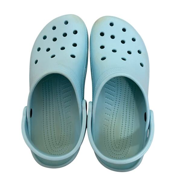 Crocs | Classic Clogs Sky Light Blue Shoes M 10 W 12 Clogs - Picture 3 of 7